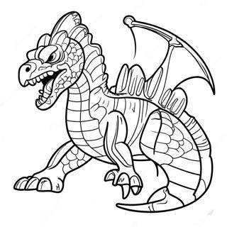 Fierce Scorpius Rex Roaring Coloring Page 64984-51434