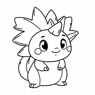 Cyndaquil Coloring Pages