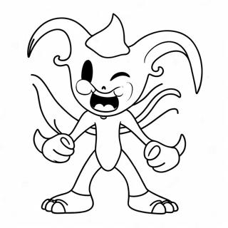 Ink Demon Bendy Coloring Pages