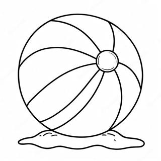 Beach Ball Coloring Page 6510-5183