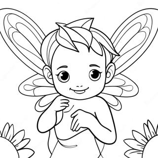 Musa With Magical Fairy Wings Coloring Page 65114-51533