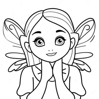 Musa With Magical Fairy Wings Coloring Page 65114-51535