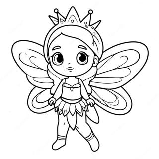 Musa With Magical Fairy Wings Coloring Page 65114-51536