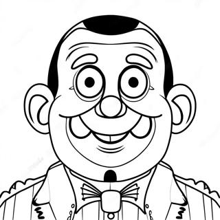 Creepy Billy The Puppet Coloring Page 65124-51550