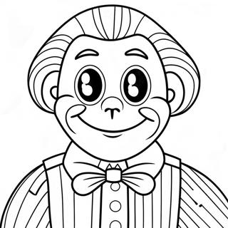 Creepy Billy The Puppet Coloring Page 65124-51551