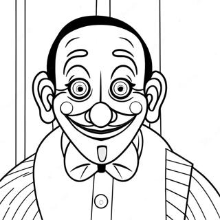 Creepy Billy The Puppet Coloring Page 65124-51552