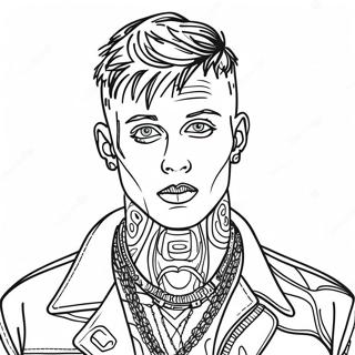 Mgk Coloring Pages