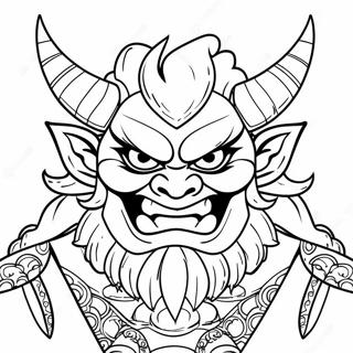 Oni Coloring Page 65153-51562