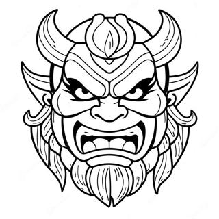 Oni Coloring Page 65153-51564