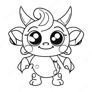 Cute Oni With Big Eyes Coloring Page 65154-51573