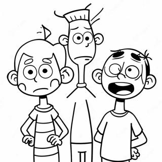 Ed Edd N Eddy Coloring Pages