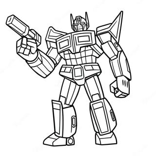 Optimus Prime Heroic Coloring Page 65214-51610