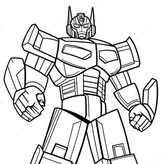 Optimus Prime Heroic Coloring Page 65214-51611