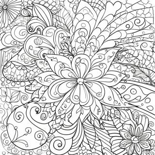 Page À Colorier Motifs Zentangle De Noël 65253-51654