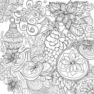 Page À Colorier Motifs Zentangle De Noël 65253-51656