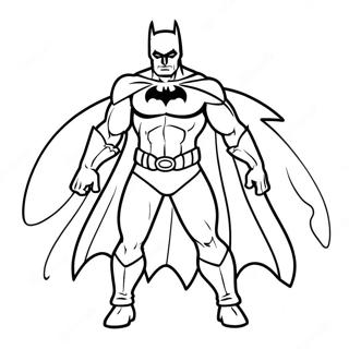 Batman Halloween Coloring Pages