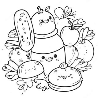 Vegan Food Coloring Page 65293-51670