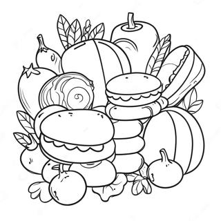 Vegan Food Coloring Page 65293-51672