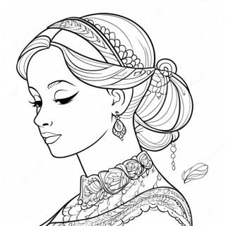 Elegant Grace Coloring Page 65314-51691