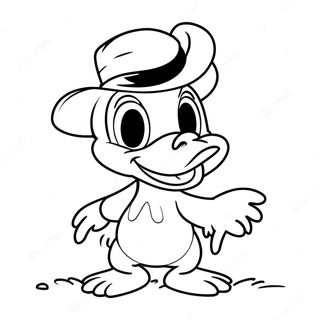 Donald Duck Halloween Coloring Pages