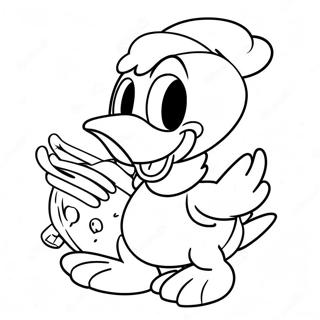 Kauhea Donald Duck -Värityssivu 65334-51698