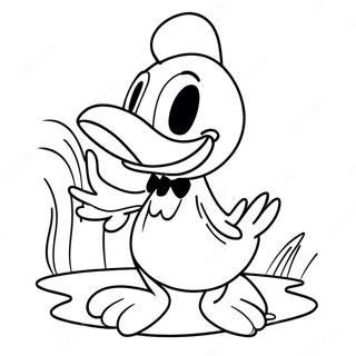 Kauhea Donald Duck -Värityssivu 65334-51699