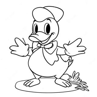 Kauhea Donald Duck -Värityssivu 65334-51700