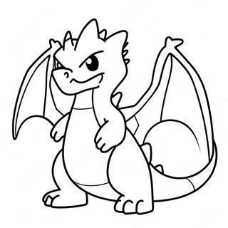 Shiny Charizard Pokemon Card Coloring Page 65364-51734