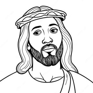 Black Jesus Coloring Pages