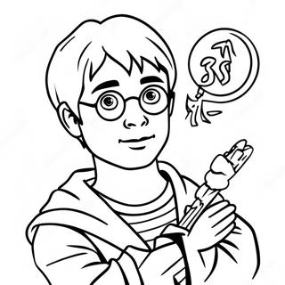 Magical Harry Potter Coloring Page 65404-51758