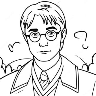 Magical Harry Potter Coloring Page 65404-51760