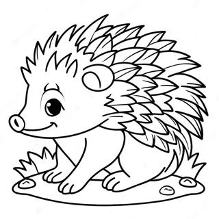 Hedgehog For Adults Coloring Pages