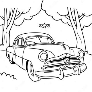 Doc Hudson Classic Car Coloring Page 65433-51791