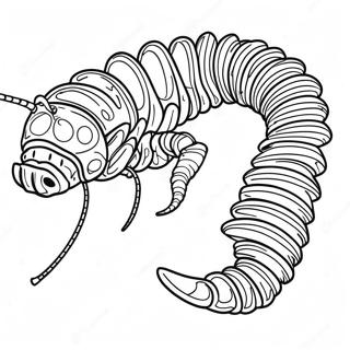 Centipede Coloring Pages