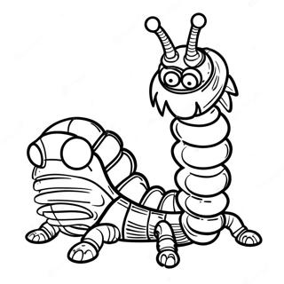 Centipede Coloring Page 65463-51803