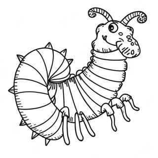 Centipede Coloring Page 65463-51804