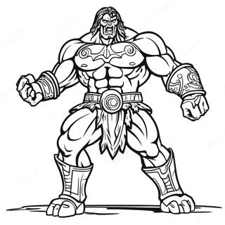 Dark Titan Coloring Pages