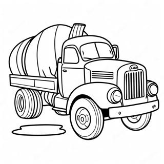 Pumpkin Truck Coloring Pages