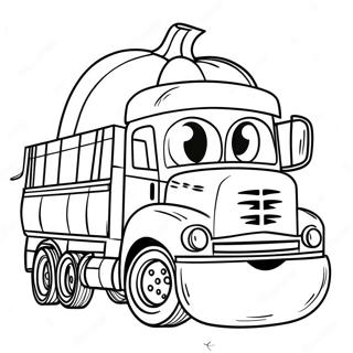 Pumpkin Truck Coloring Page 65483-51826