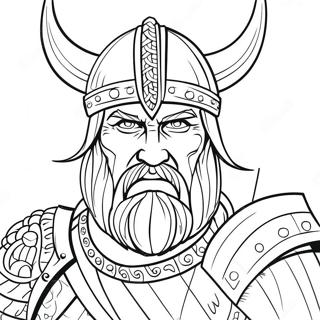 Viking Warrior Coloring Page 6550-5220