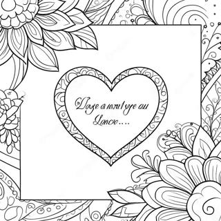 Romantic Love Quotes Coloring Page 65513-51834