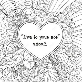 Romantic Love Quotes Coloring Page 65513-51835