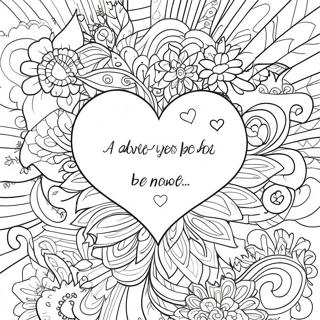 Romantic Love Quotes Coloring Page 65513-51836