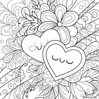 Sweet Heartfelt Love Quotes Coloring Page 65514-51854