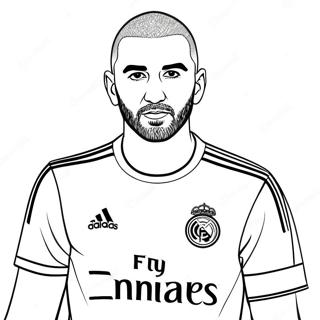 Benzema Fußballstar Ausmalbild 65523-51872