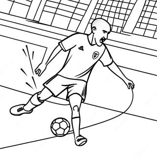 Benzema Coloring Pages