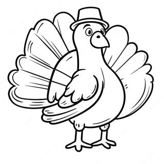 Build Your Own Turkey Coloring Page 65553-51884