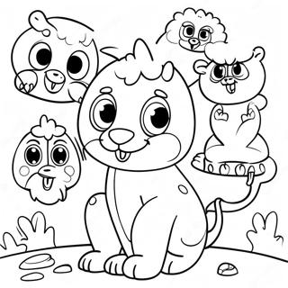 Pajanimals Coloring Page 65563-51908