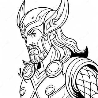 Thor Love And Thunder Coloring Pages