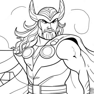 Thor Love And Thunder Coloring Page 65573-51891